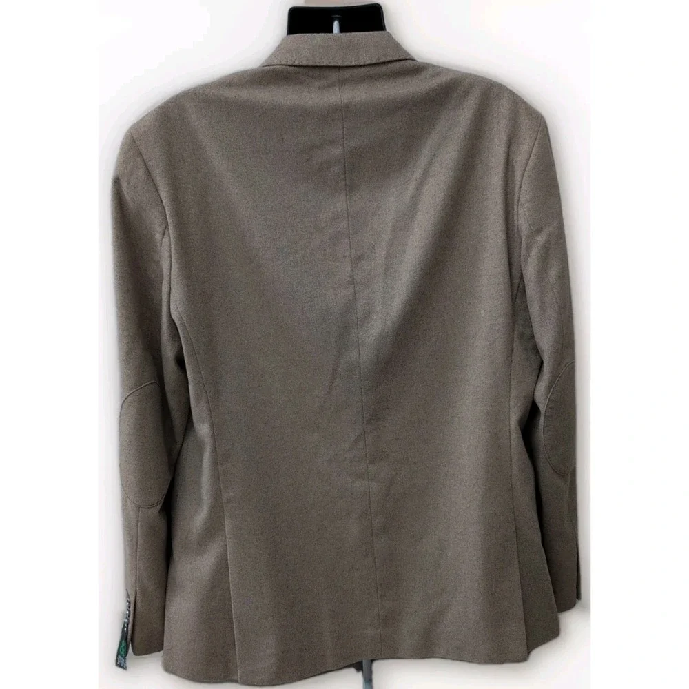 Paisley & Gray Mens Peak Slim Fit Asian Bird Lined Blazer Size 46R Beige NWT‎